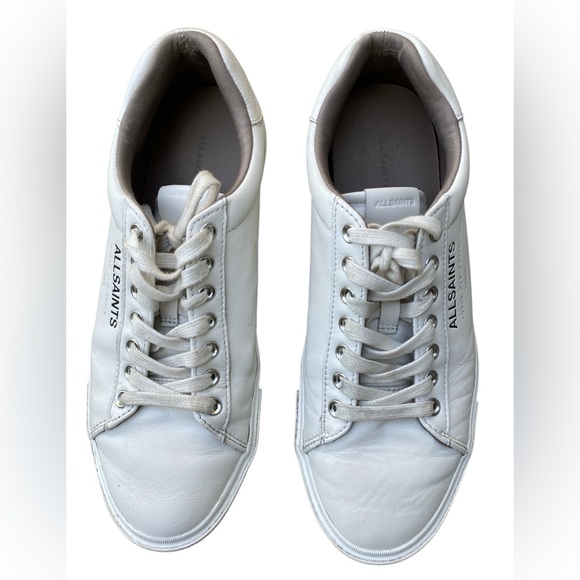 All Saints White Men's Sneakers - Picture 3 of 11